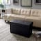 Simplify Faux Leather Double Folding Storage Ottoman